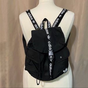 Adidas Black Nylon Backpack